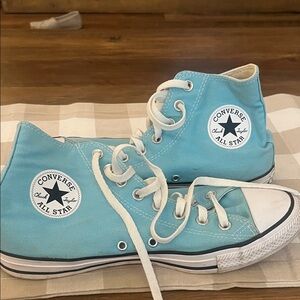 Converse Men’s Aqua High-Top Sneakers